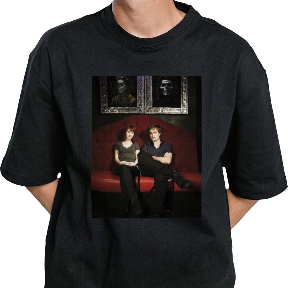 The Cinesthetic Hayley Williams And Robert Pattinson Graphic T-Shirt 2008 Tee